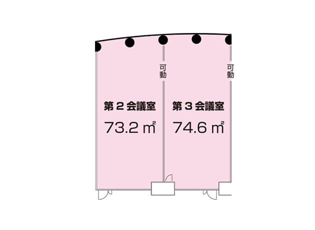 第2会議室 ＋ 第3会議室